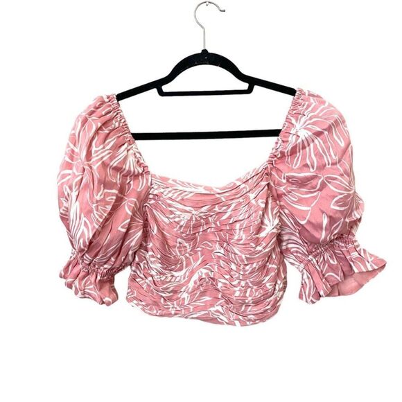 SAYLOR Gem Cropped Zippered Top Sz Sm - Picture 3 of 5